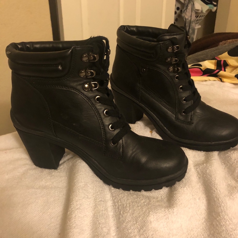 Black boots
